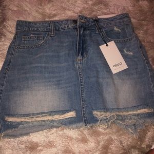 Cello Jeans Denim Miniskirt